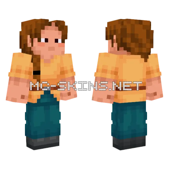 Ari Minecraft skin, front and back