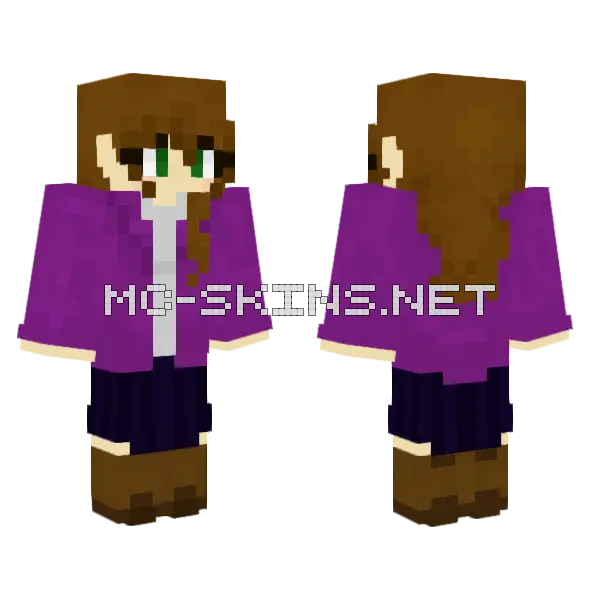 Arianna 1995 Minecraft skin, front and back