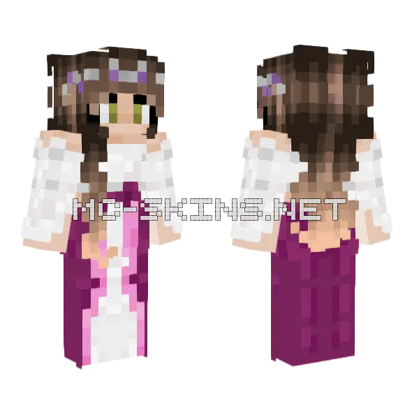 Arie Minecraft skin, front and back