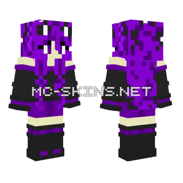 Aritzy Minecraft skin, front and back