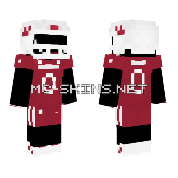 Arkansas Minecraft skin, front and back