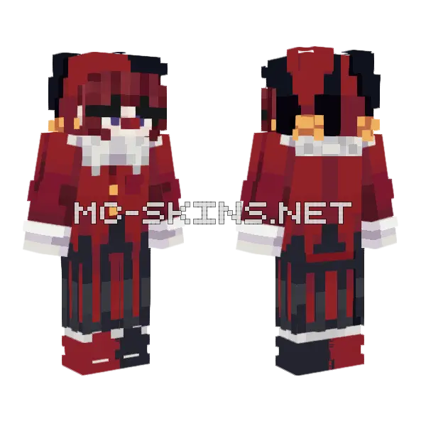 Arlekin Minecraft skin, front and back