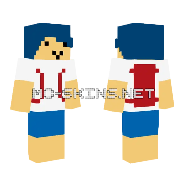Armandinho Minecraft skin, front and back