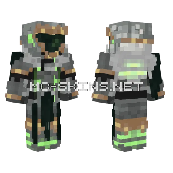 Armor Skin Minecraft skin, front and back