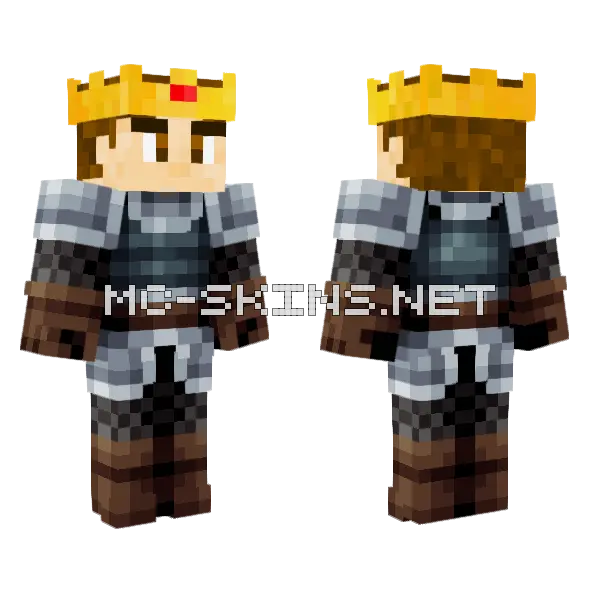 Armoured Cowboy Skin Minecraft skin, front and back