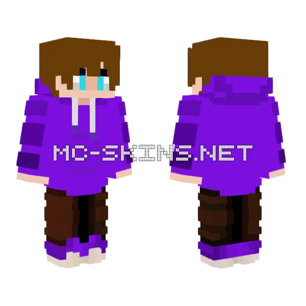 Arolarrow V4 Minecraft skin, front and back