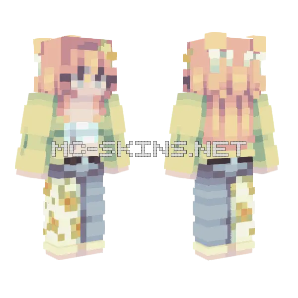 Aromatherapy RCE Minecraft skin, front and back