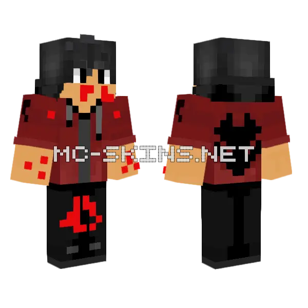Arron Be With You Minecraft skin, front and back