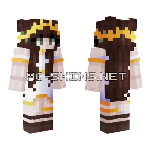 Artemis Contest Entry Minecraft skin, front and back