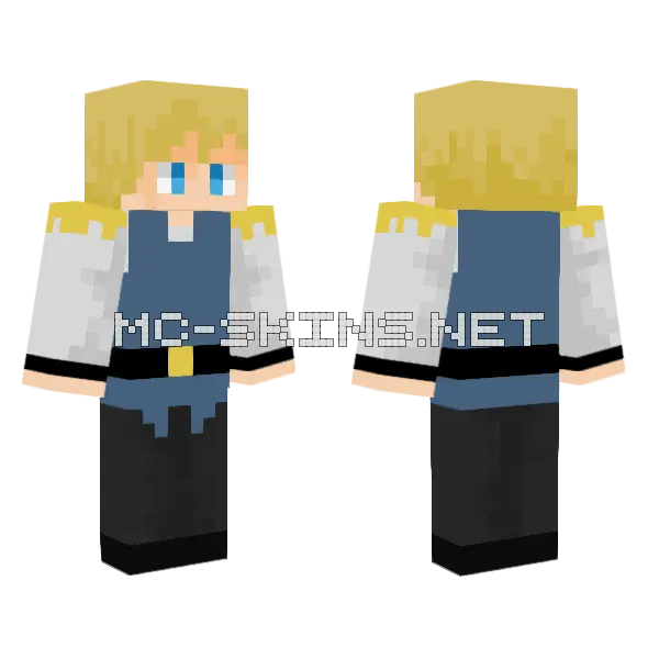 Arthur Minecraft skin, front and back