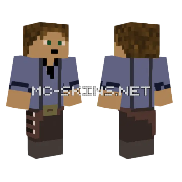 Arthur Morgan Skin Minecraft skin, front and back