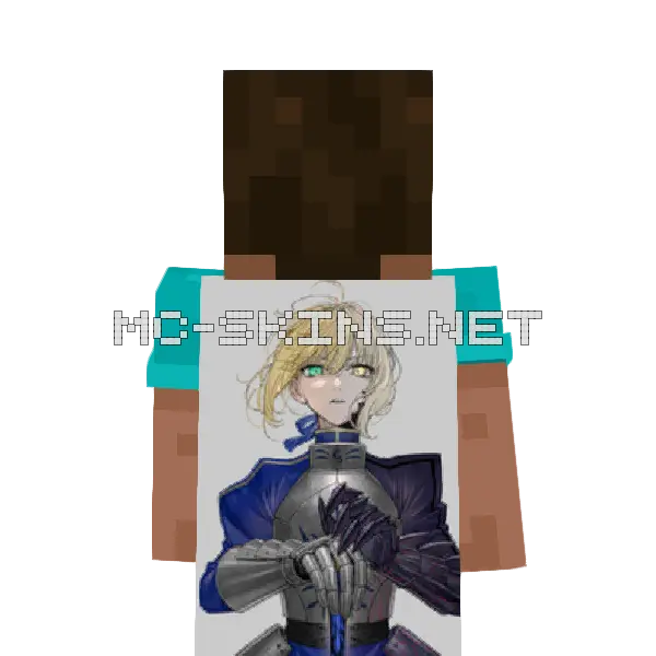 Artoria Pendragon Armor cape, outside and lining