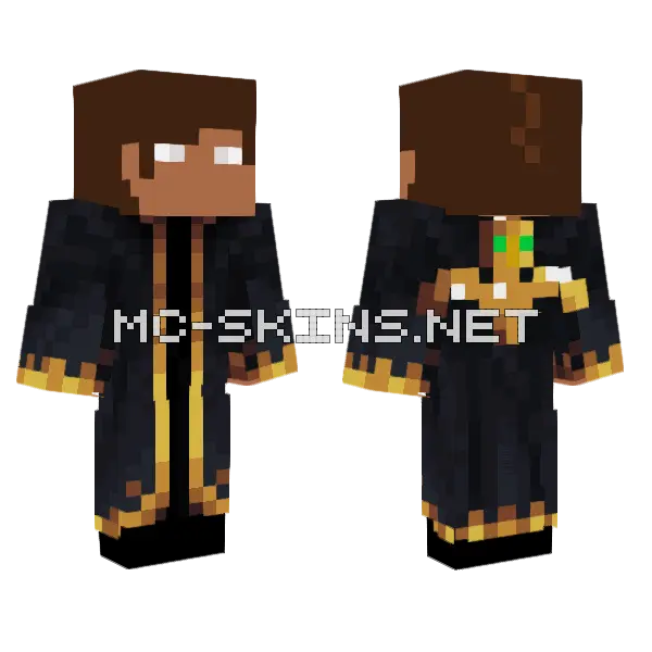 Aryan Leu Minecraft skin, front and back