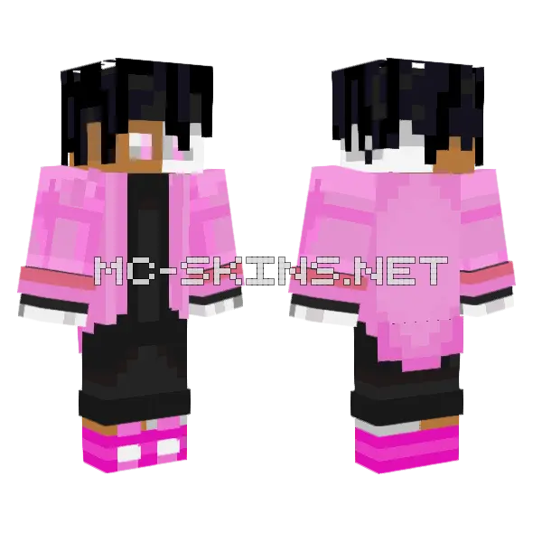 Asan Minecraft skin, front and back