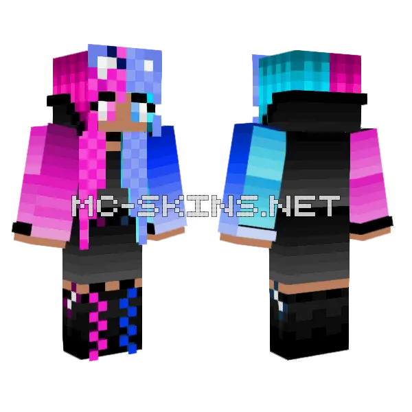 Asasasino Minecraft skin, front and back