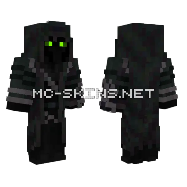 Asesino Akuseru Minecraft skin, front and back