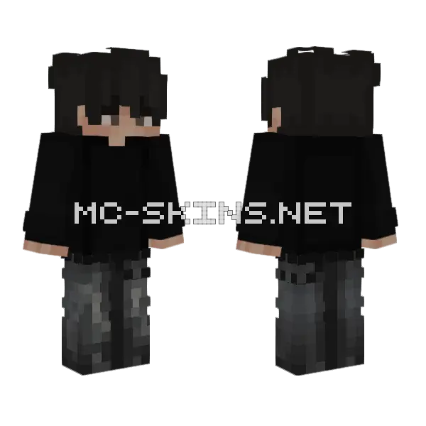 Ash Volley 2 Minecraft skin, front and back