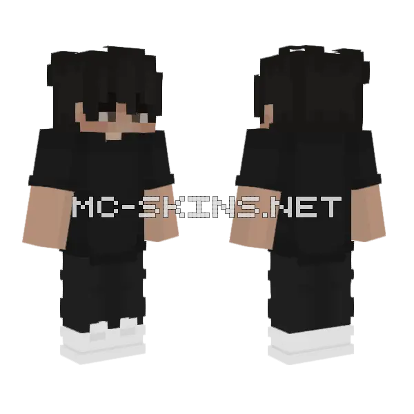 Ash Volley Minecraft skin, front and back