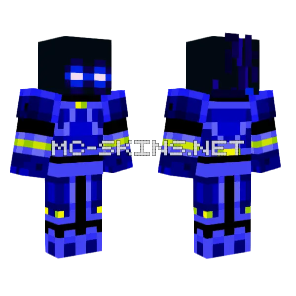 Ashenfortrite Shield Of Infinity Minecraft skin, front and back