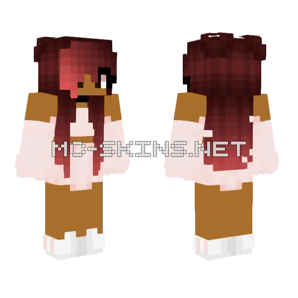Ashley Minecraft skin, front and back