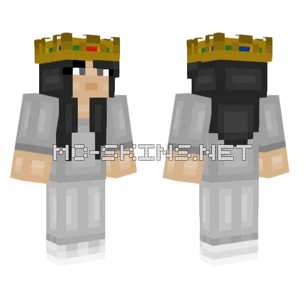 Ashley Simmons Minecraft skin, front and back