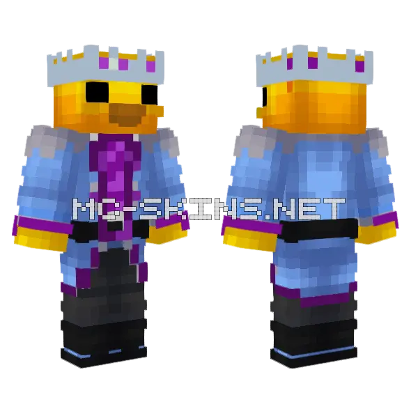 Ashvin Minecraft skin, front and back