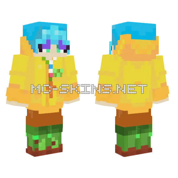 Asmonterozz Minecraft skin, front and back