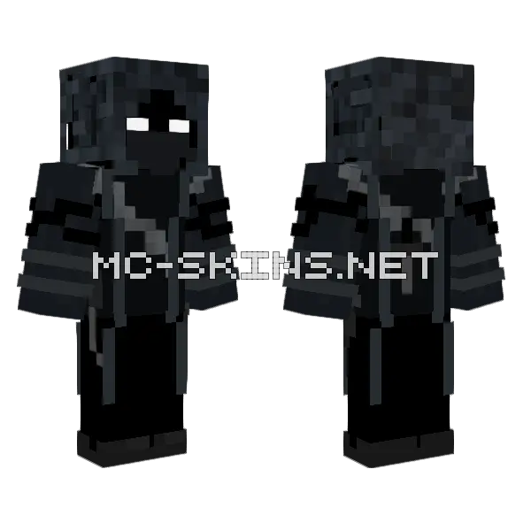 Assassin 3D Minecraft skin, front and back