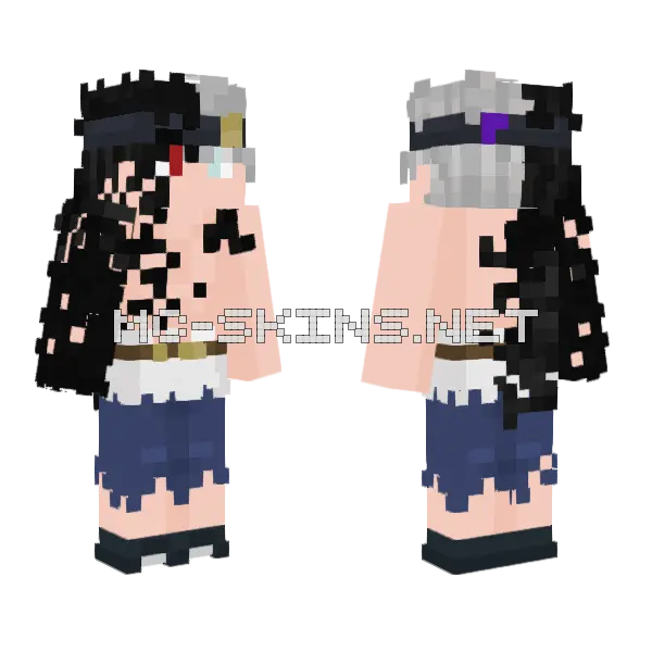 Asta Demon Minecraft skin, front and back