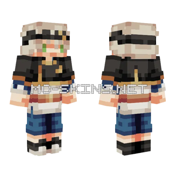 Asta Skin Minecraft skin, front and back