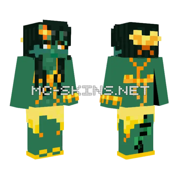 Astrid Minecraft skin, front and back