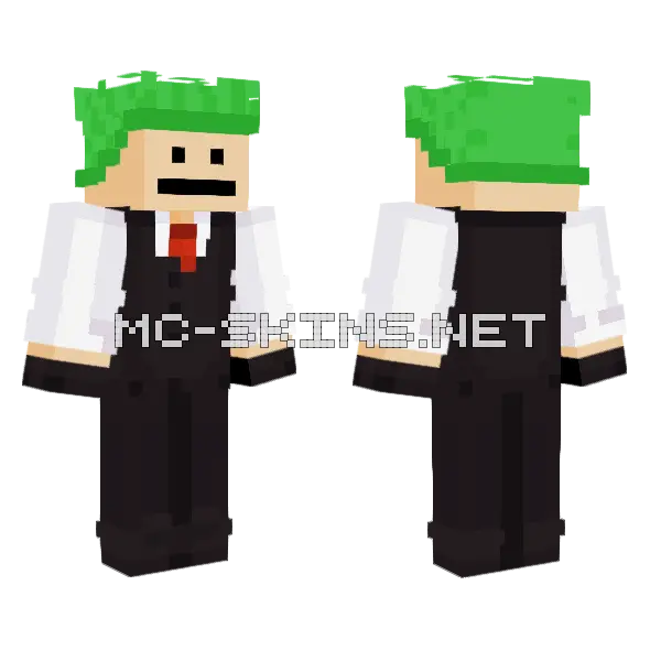 Astris Minecraft skin, front and back