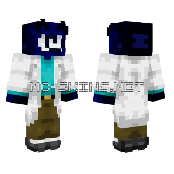 Astrxgat Cientfico Minecraft skin, front and back