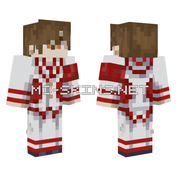 Astuo Haruki My OC New Ver Minecraft skin, front and back