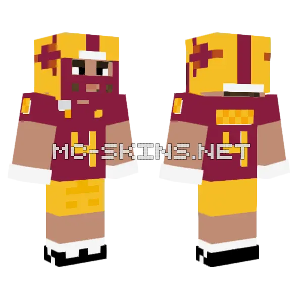 Asu Cam Skattebo Minecraft skin, front and back