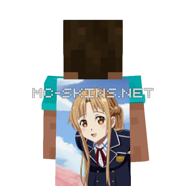 Asuna School Uniform cape, outside and lining