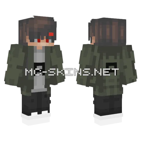 Atamore Boy Minecraft skin, front and back