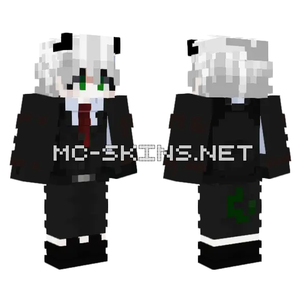 Athop Suit Skin Minecraft skin, front and back