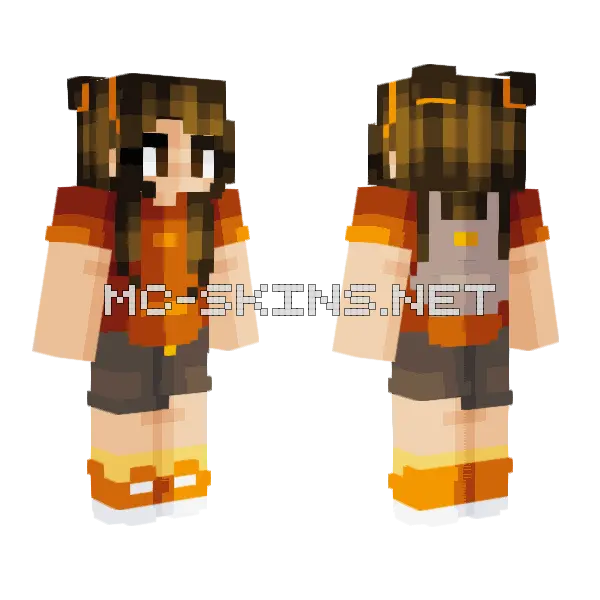 Attack On Dazzles03 Skin Fight Minecraft skin, front and back