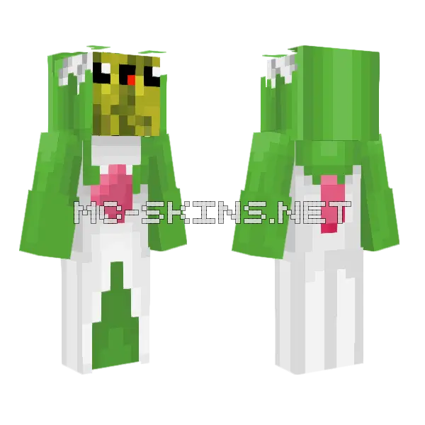 Audrey Is Pokemon Minecraft skin, front and back