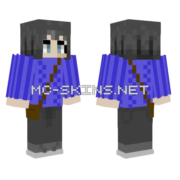 August Artfight Attack Minecraft skin, front and back