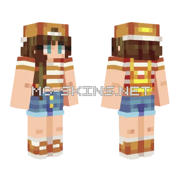 August Girl, front and back
