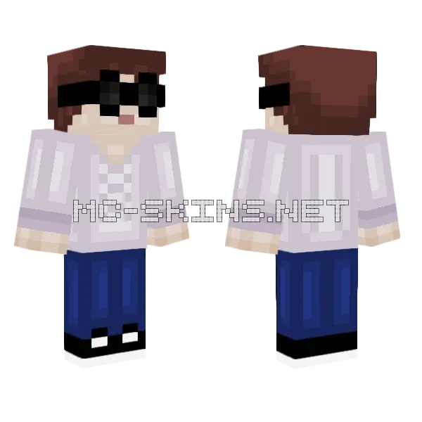 Aultismcj Minecraft skin, front and back