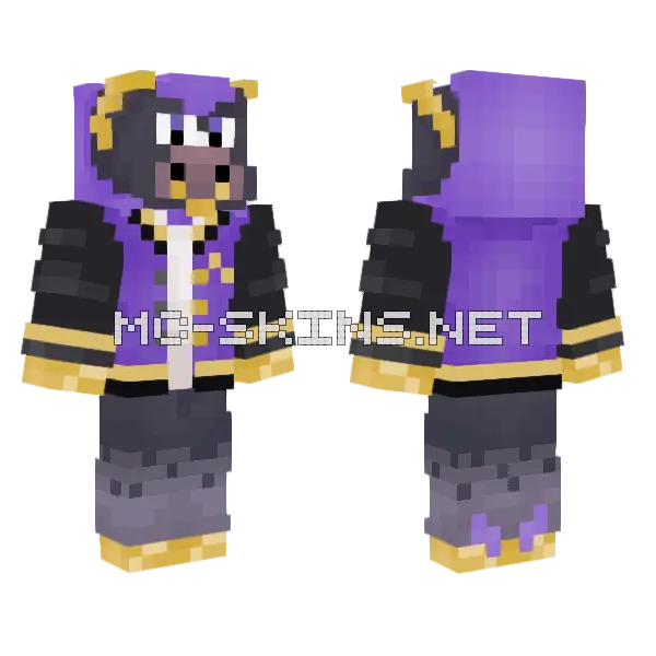 Aureobull4 Cat Skin Minecraft skin, front and back