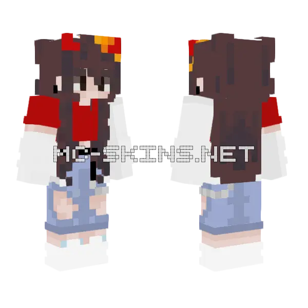 Aurona Lxve Minecraft skin, front and back