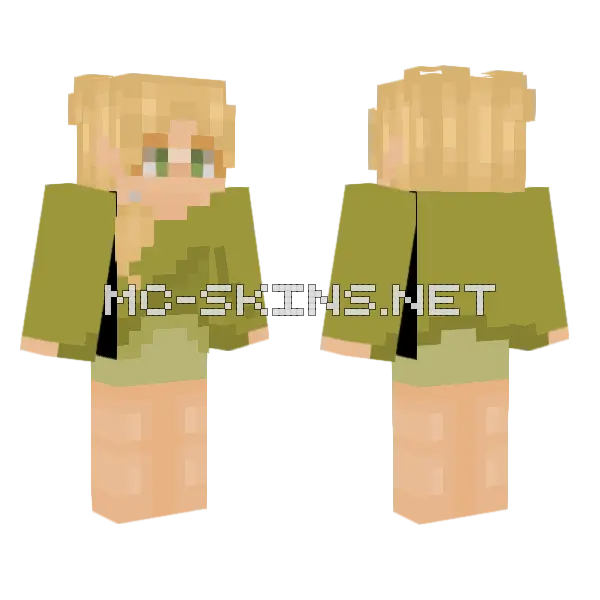 Auroraaa Minecraft skin, front and back