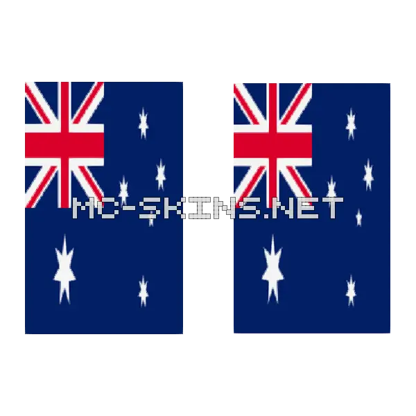 Australia Flag cape, outside and lining