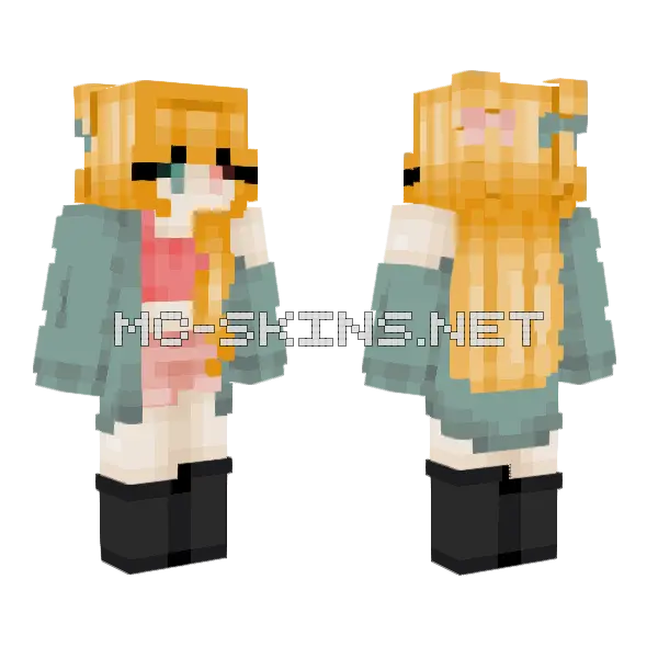 Autumn Breeze Pce Minecraft skin, front and back