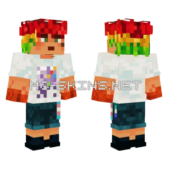 Autumn Harvest Boy, front and back
