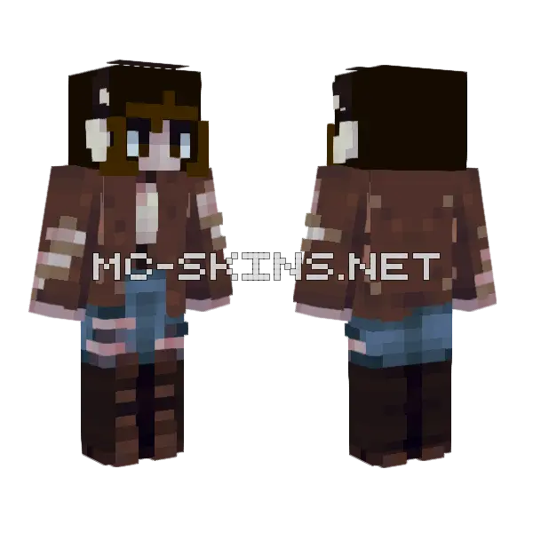 Autumn Kid Minecraft skin, front and back